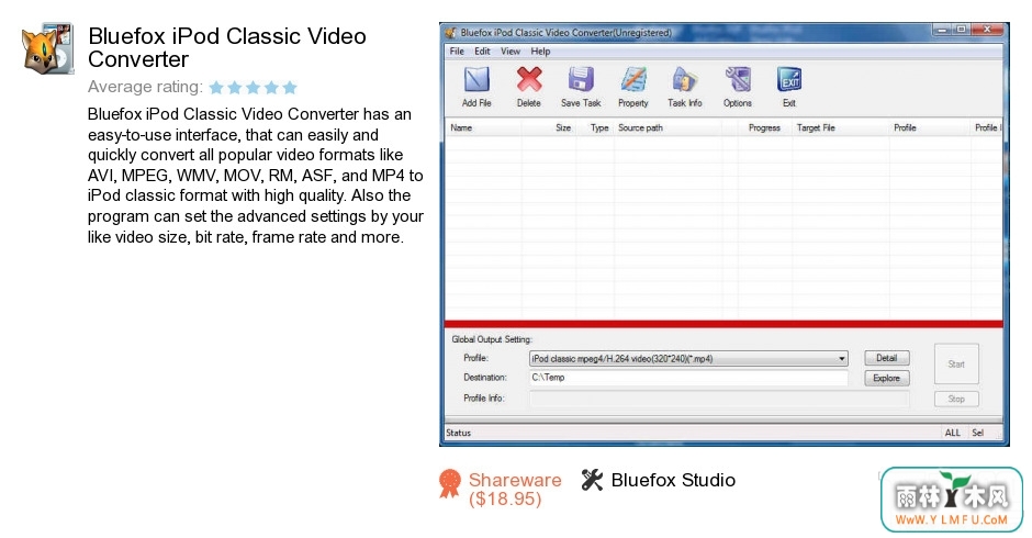 Bluefox iPod Classic Video ConverterV1.0.0ٷ