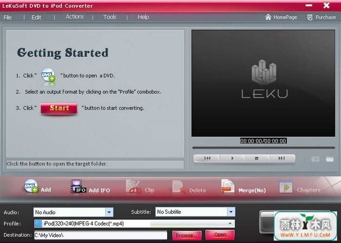 LeKusoft DVD to iPod Converter(DVDiPodת)V1.1ٷ