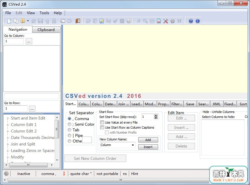 CSVed(CSVļ༭)V2.4.0ٷ 2.4.0