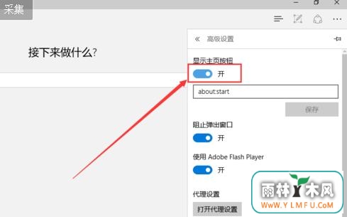 Win10 Edge浏览器主页图标按钮如何设置
