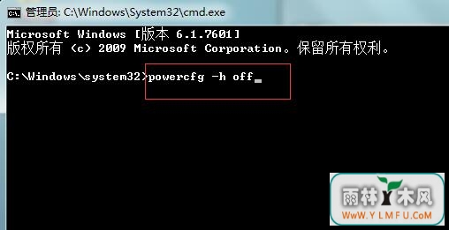 powercfg -h off