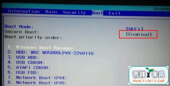 BIOSSecure Bootɫ޷ĵķ