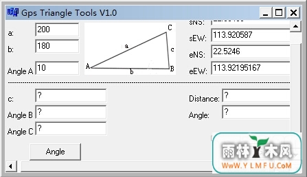GpsǶȡα߳Ƕȼ㹤(Tirangle Gps Tools)ٷV1.0ٷ V1.0