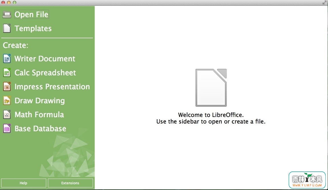 LibreOffice MAC(LibreOffice for MAC) V4.0.4.2ٷ