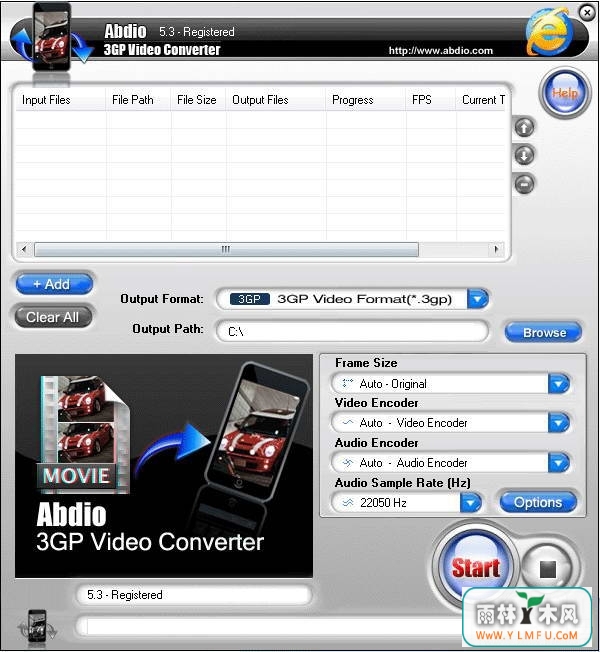 Abdio 3GP Video Converter(Ƶת)V6.86 Build 10628ٷ