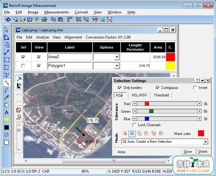 Bersoft Image Measurement(λӰֵ)V8.47ٷ