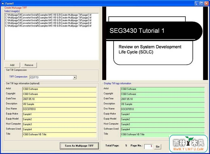 X360 Image to Multi-page Tiff Converter ActiveX Co(ͼת)V2.66ٷ