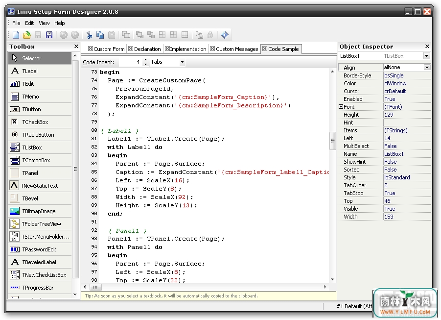 Inno Setup Form Designer(ԶInno Setup)V1.1.2cӢ˫