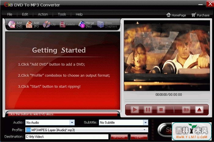 CXBSoft DVD To MP3 Converter(DVDתMP3)V1.12ٷ