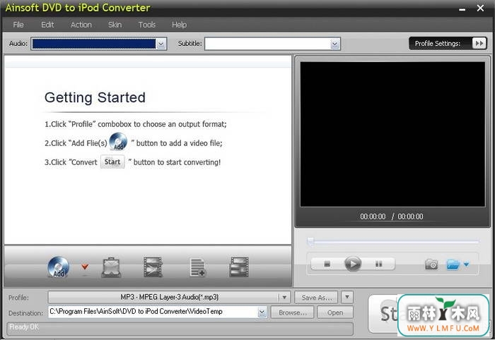 Ainsoft DVD to iPod Converter(ƵƵʽת߹ٷ)V1.0.0ٷ