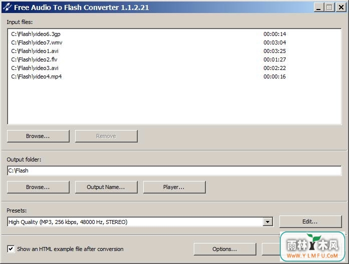 dvdvideosoft Free Audio to Flash Converter(FLASHƵת)V5.0.51.1022ٷ