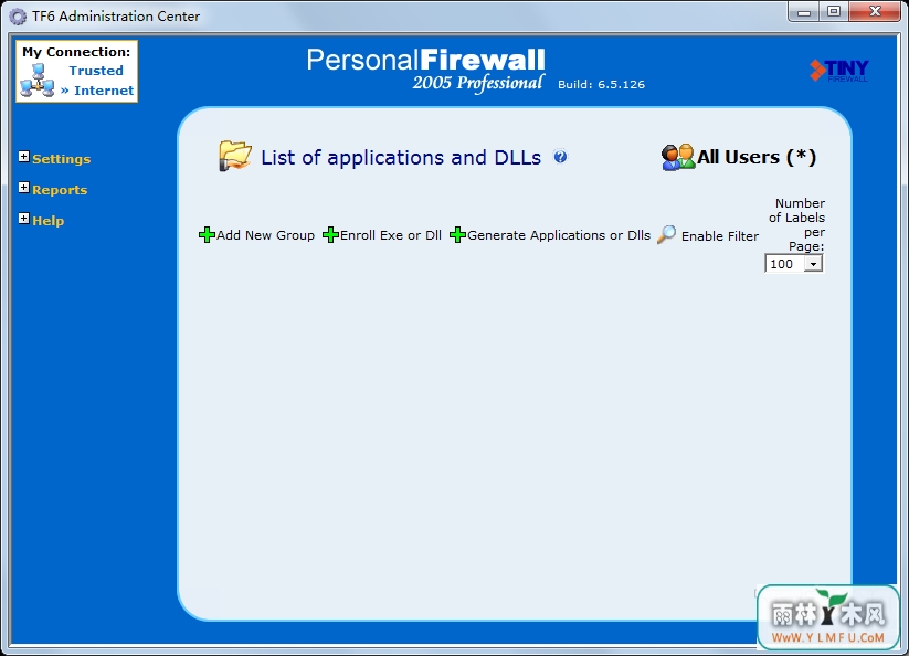 Tiny Personal Firewall(ǽ)V6.5.126ٷ  V6.5.126