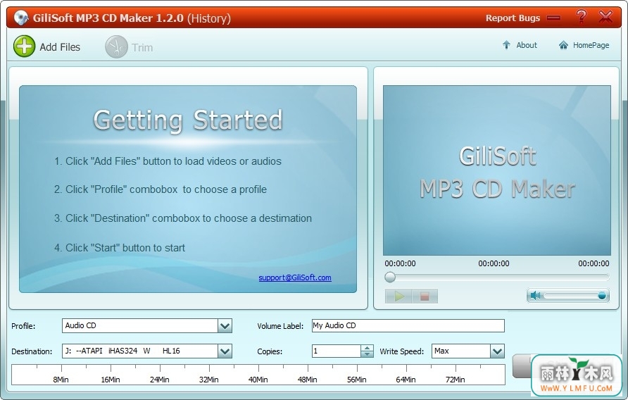 GiliSoft MP3 CD Maker(cd)V1.2.0ٷ
