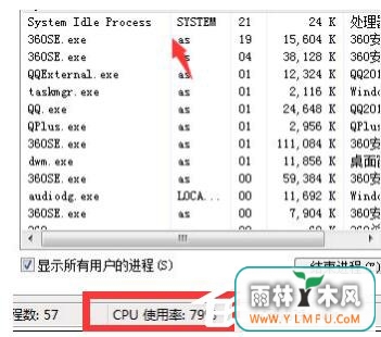 Win7系统System Idle Process占用率高的解决方法