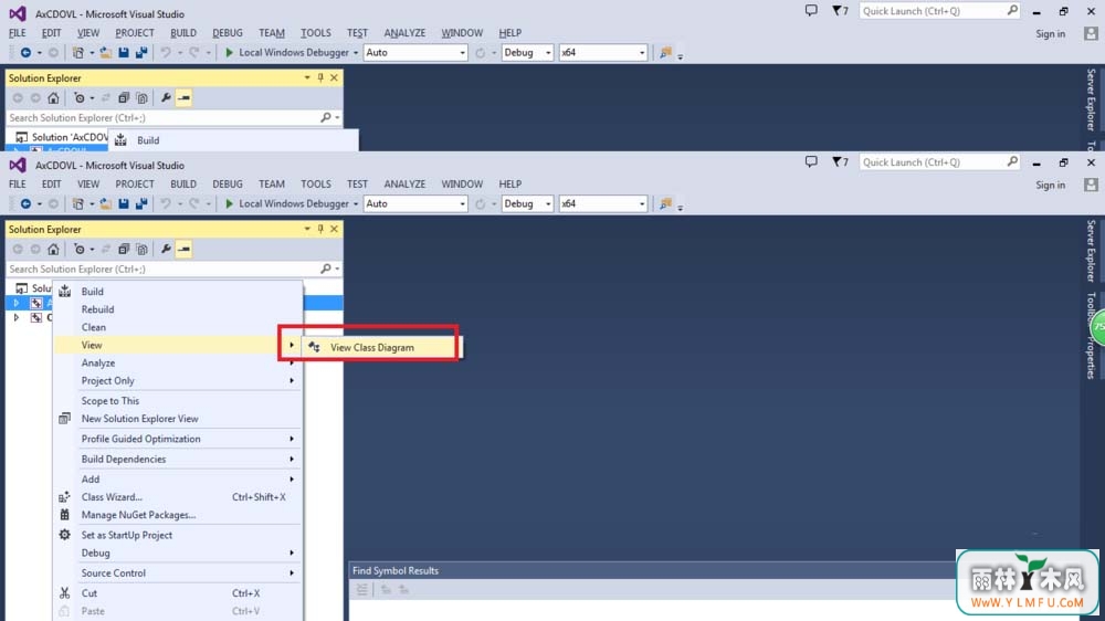 VS2013怎么查看项目的Class Diagram类图?