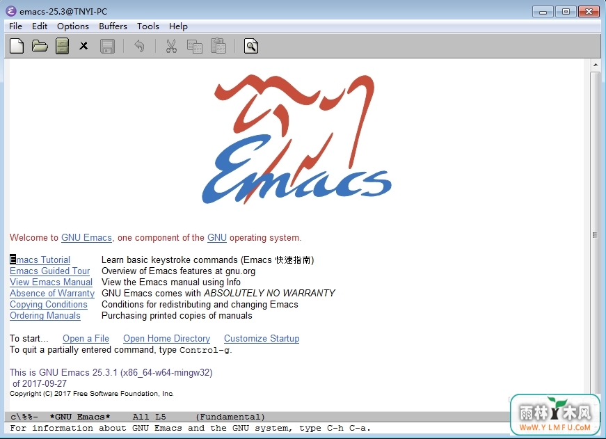 Gnu Emacs(Emacs༭) V25.3.1Ѱ V25.3.1