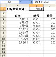 创建Excel文档动态名称的方法讲解