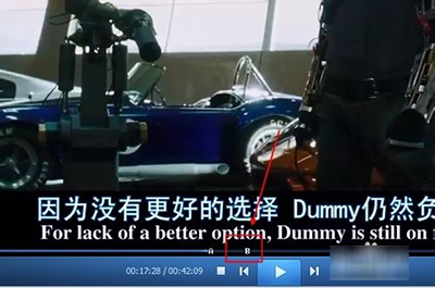 qq影音怎么设置循环播放某一段视频呢?