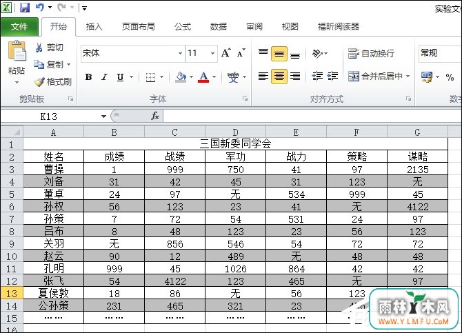表格如何隔行填充颜色?Excel表格底色隔行填充方法