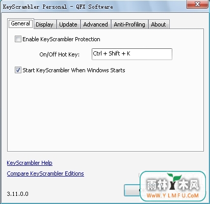 KeyScrambler Personal(̷¼) V3.11.0.0Ѱ V3.11.0.0