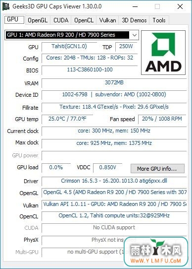 GPU Caps Viewer(Կʶ) V1.35.0.1Ѱ v1.0
