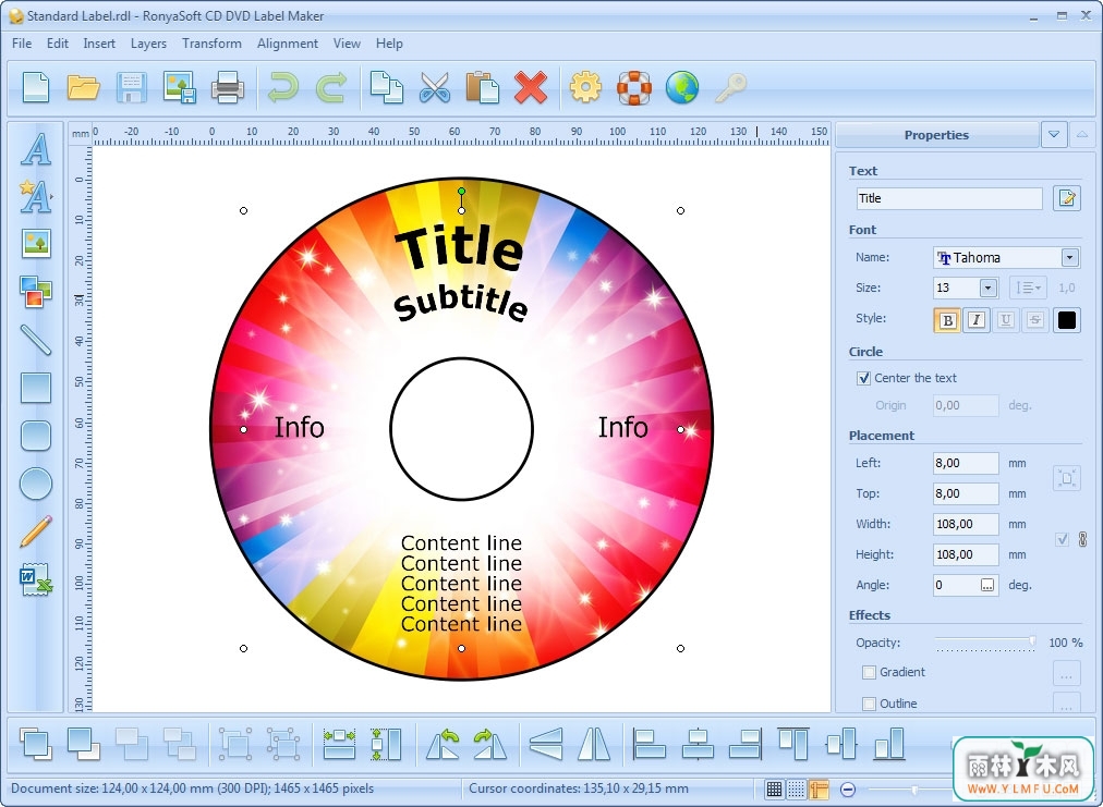 CD DVD Label Maker(̷) V{$}ٷ v1.0