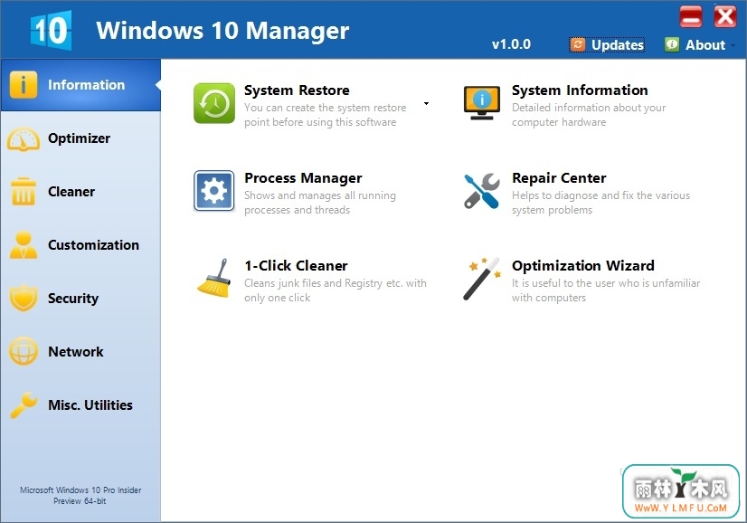 Windows 10 Manager V1.0