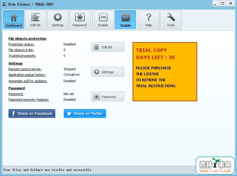 Hide Folders v2.04
