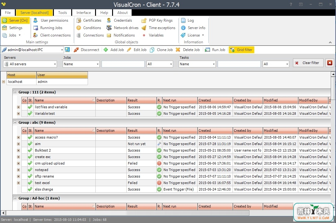 VisualCron v1.0