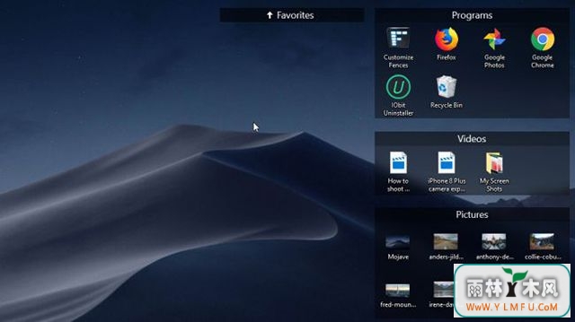 如何在Win10中重新创建macOS Mojave桌面