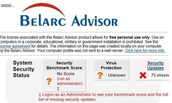 Belarc Advisorİ