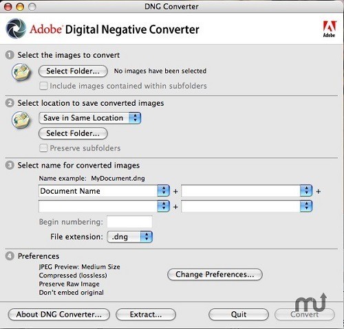 Adobe DNG Converter ٷ (1)